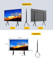 Promo Panas P1.875 Smart Board Layar Sentuh Interaktif Papan Tulis Digital All-In-One LED 4K Layar Panel Datar untuk Pendidikan