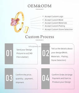 Anillo Apilable Minimalista de Latón Clásico con Ágata Musgosa Ecológica para Mujer, Anillos de Compromiso y Boda - Product Image 6