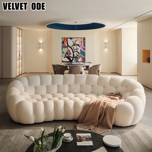 Canapé Bulle Nuage de Qualité Commerciale, Couleur Personnalisée 1:1, Canapé Boule Courbé, Mobilier pour Hall d'Hôtel, Villa, Salon - Product Image 6