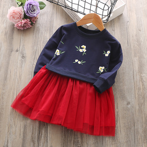 Vêtements de boutique pour enfants en gros, robes de soirée pour petites filles avec manches longues pour les occasions spéciales - Product Image 2