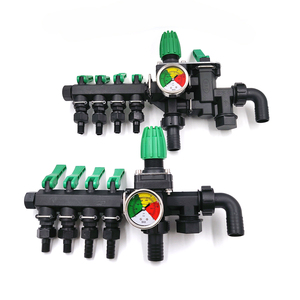 YS Divisor Regulador para Pulverizador de Barra Agrícola para Tractor con Manómetro Pulverizador de Barra Ajustable para Agroquímicos - Product Image 1