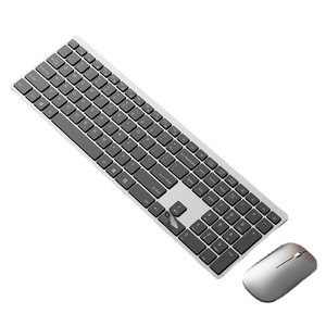 Wireless Bluetooth <b>Keyboard</b> And Mouse Combo Mute Membrane <b>Keyboard</b> For Desktop Laptop Phone Tablet Office Working - Product Image 1