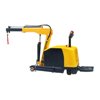 Mini-grue mobile à faible entretien, grue électrique automatique pour sol, 1 tonne, 1000 kg, 2 tonnes, 2000 kg, pour l'entretien et le levage d'équipements