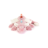 Peluche en coton biologique Jelly Cats, Dragon du Ciel et Dragon des Neiges, poupée en peluche moelleuse, rembourrage en PP, coussin lesté doux