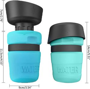 Botella Dispensadora de Agua Petnf Petdott de Gran Volumen (77oz/2200ml) para Camping, Parque para Perros y Caza, con Tazón Extraíble, a Prueba de Fugas, de Plástico Resistente - Product Image 3