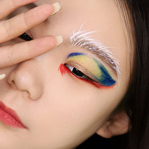 Paleta de maquillaje profesional de 20 colores con plantillas de pinceles Kit de pintura facial al óleo - Product Image 6