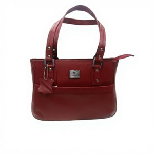 Bolso de Mano Clásico Rojo para Mujer, de Cuero Genuino, con Cierre de Cremallera, Resistente al Agua, Capacidad de 1L, Dos Asas, Portátil, para el Día de San Valentín - Product Image 6