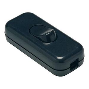 Interruttore a pedale nero 2A 250V, ideale per controllare luci e dispositivi elettrici in case e uffici. - Product Image 1