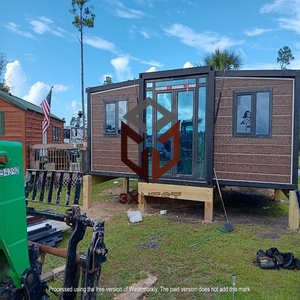 <strong>Wooden</strong> Expandable <strong>House</strong> Container Cabin <strong>House</strong> 20FT Outdoor Luxury Hotels Villas Farmhouses Malls Office Building Living Room - Product Image 4