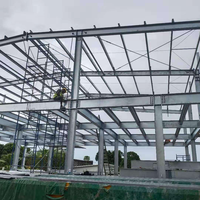 Almacén de Estructura de Acero Prefabricado Moderno Personalizado de Fábrica, Taller Industrial