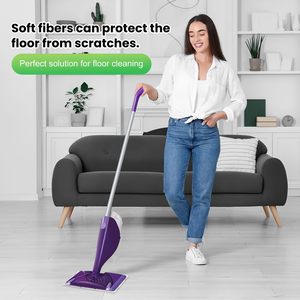 Tampon de vadrouille jetable de remplacement pour <span class=keywords><strong>Swiffer</strong></span> <span class=keywords><strong>WetJet</strong></span> Spray Mop Wet et Dry Absorbant Non-Woven Flat Mop Head Cloth Refills - Product Image 4