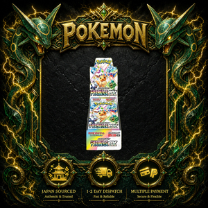 Ready Stock Pokemoned Prismatic Evolutions SV8a Box, Factory Sealed Genuine with <strong>Gholdengo</strong> ex and Pikachu Promo Card. - Product Image 1