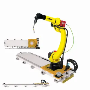 Binario di guida lineare robotico per Robot di saldatura Fanuc ARC Mate 120iD soluzione per la linea di lavoro del Robot di saldatura ad arco