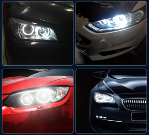 เหมาะสำหรับ BMW LED Angel Eyes 4SMD 40W E39เครื่องหมายรัศมีโคมไฟวงแหวน BMW Angel Eye - Product Image 4