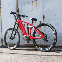 Vélo de montagne électrique à suspension intégrale à moteur central Bafang G510 1000W 48V haute puissance