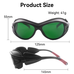 カスタムロゴZ87産業作業安全メガネスタイリッシュな防霧溶接レーザー保護眼鏡808nm 1064nmレーザー安全 - Product Image 5