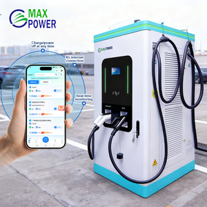 Estación <span class=keywords><strong>de</strong></span> Carga Rápida para Vehículos Eléctricos <span class=keywords><strong>de</strong></span> 240kW 480kW, Montada en el Suelo, con Conectores CCS1, CCS2, GBT y CHAdeMO, con 4 Conectores - Product Image 5