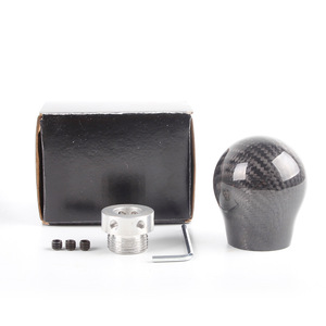 Carbon Fiber Gear <b>Shift</b> <b>Knob</b> 58mm Automatic Transmission Ergonomic Car Modification Part - Product Image 3