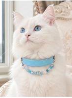 Collier pour animaux de compagnie DIY 2026 en vogue, accessoires de luxe détachables avec breloques, collier en cuir PU souple pour chiens et chats, fournitures pour animaux de compagnie