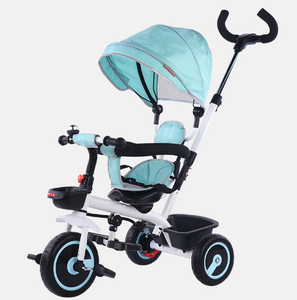 Ce Goedgekeurd Nieuwe Baby Driewieler 4 In 1/Eva Wiel Kinderen Driewieler Met Muziek/Baby Rit Op Auto - Product Image 2