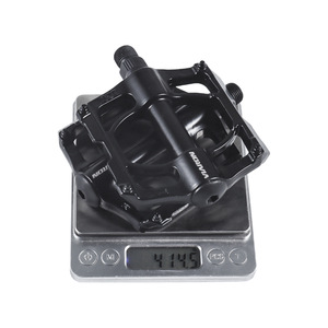 Pédales de vélo en alliage d'aluminium Viaron, axe en acier, roulement scellé, pour VTT, rouge/noir/bleu - Product Image 2