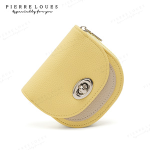 Pierre Loues Women's Compact <b>Wallet</b> Multi-color Coin Purse With Zipper <b>Card</b> <b>Holder</b> Lightweight Everyday Use - Product Image 3