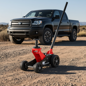 Gato hidráulico para coche de 1.5 toneladas, de acero resistente, con ruedas grandes para camiones, SUVs y ATVs, modelo rojo D0100X3R9K2 - Product Image 2