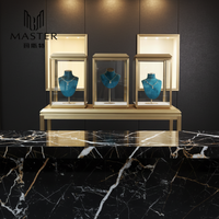 Diseño Interior de Joyería MASTER Retail, Muebles de Exhibición para Joyería Personalizada, Vitrina para Joyería de Oro