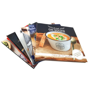 <span class=keywords><strong>Livre</strong></span> de recettes de catalogue de livres photo imprimé personnalisé à couverture rigide en couleur haut de gamme avec papier couché et pelliculage - Product Image 2