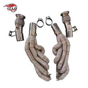 Hiệu suất cao Audi R8 <span class=keywords><strong>V10</strong></span> 5.2L xả tiêu đề thép không gỉ với lá chắn nhiệt Tương thích cho Lamborghini Huracan/Gallardo - Product Image 2