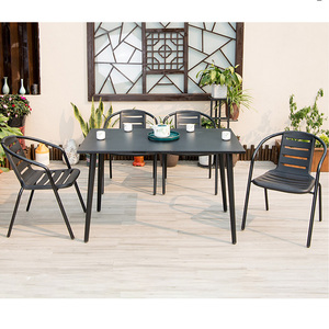 Bộ bàn ghế ngoài trời thiết kế mới 2025, nội thất ban công thư giãn, bàn ghế nhựa sân vườn - Product Image 6