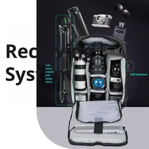 Sac à dos pour appareil photo Oxford imperméable antivol Canon Sony Fuji SLR avec support pour trépied - Product Image 6