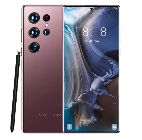 Full Screen S22 ULTRA Original 16GB+1TB 48MP+72MP 5000 MAh Smartphones Unlocked Android 12 Cell Phone Smart Dual Sim 5G Phones