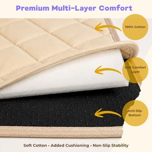 Cama de Viaje Portátil para Niños Pequeños, Asiento de Avión para Bebés, Extensor de Asiento de Avión para Niños, Borde Flexible y Suave - Product Image 6
