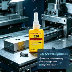 กาวอะนาโรบิก SL16 GUOELEPHANT 326 ขนาด 50 มล. ความหนืดปานกลาง กาวโครงสร้างแรงยึดสูง สำหรับประกอบชิ้นส่วนที่มีความแม่นยำ - Product Image 2
