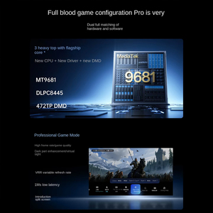 โปรเจคเตอร์เลเซอร์พกพาอัจฉริยะ JMGO N5 Pro ความละเอียด 4K 3100 CVIA ลูเมนส์ ระบบปรับอัตโนมัติ สำหรับใช้งานที่บ้านและนอกบ้าน เล่นเกม JMGO N5 Pro JMGO N5 Pro Triple Laser - Product Image 4