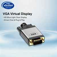 VGA虚拟显示适配器高清虚拟显示模拟器免驱动无头幽灵插件自定义分辨率即插即用适用于服务器