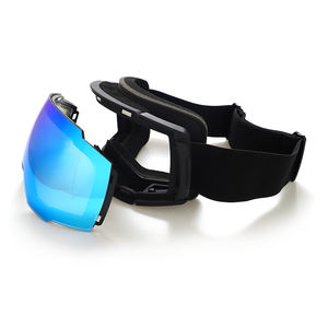 Yijia نظارات تزلج مغناطيسية بصرية Oem نظارات تزلج مضادة للضباب للبالغين UV400 حماية عدسة واسعة لأفضل نظارات التزلج على الجليد - Product Image 3