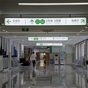 Modular Chống ảnh hưởng thiết kế góc nhìn linh hoạt treo Navigation dấu hiệu cho lớn khu vực công cộng - Product Image 2