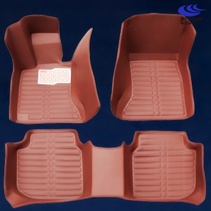 Tapis de sol en caoutchouc (lot de 3) perforés à l'aiguille, épaisseur 2 mm, pour intérieur de voiture 4Runner LHD cinq places - Product Image 1