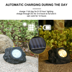 Nouvelle Lampe Solaire LED Extérieure Étanche pour Jardin, Allée et Rue, Éclairage Moderne IP44 - Product Image 4