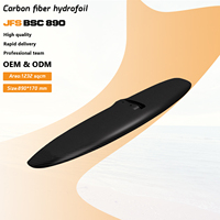 Aile en hydrofoil en carbone JFS-Axis à large spectre BSC740/810/890/970/1060/1120 pour WING, SUP, WAKE et PUMP Downwind Foil