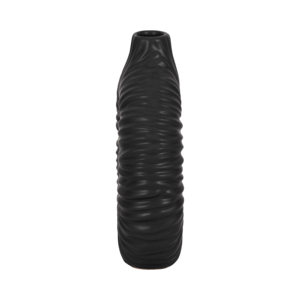 Vaso in Ceramica a Forma di Anello Aperto, Decorazione Scultorea per la Casa, Vaso per Fiori con Texture Radiante per Soggiorno - Product Image 4