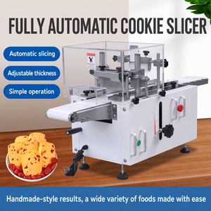 Machine à découper les biscuits de type 120, machine à découper la pâte automatique, épaisseur réglable, coupe-biscuits commercial <span class=keywords><strong>pour</strong></span> boulangerie, qualité alimentaire - Product Image 2