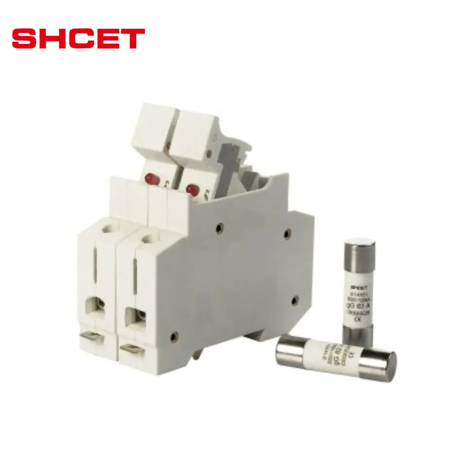 China removable fuse holder nh00c nh00 nh0 r015 knife link base 30 100 amp 160a 400a electrical switch price 10x38 14x51 10*38mm