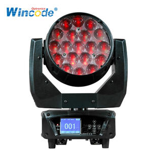 Prix usine 19x15w RGBW LED lumières de scène DJ éclairage de Martin Mac Aura lavage Zoom abeille oeil tête mobile scène faisceau lumière DJs - Product Image 1