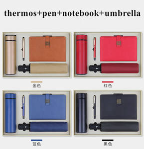 Flacon, parapluie, stylo, carnet de notes, coffret cadeau d'entreprise pour cadeaux de promotion d'entreprise - Product Image 6