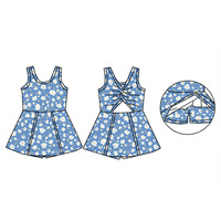 Maillot de bain sans manches d'été imprimé personnalisé de haute qualité pour les filles Vêtements de plage et de piscine pour petites filles Nouveaux vêtements pour enfants
