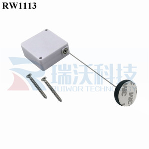 RUIWOR RW1113 Quảng Trường Bán Lẻ Hiển Thị Cáp An Ninh Tether Cộng Với Dia 30 Mét Tròn Dính ABS Tấm Dày - Product Image 3