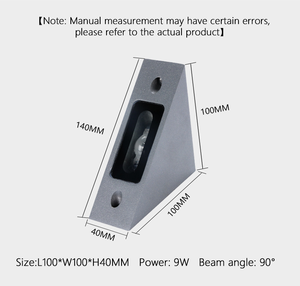 Lampe de rebord de fenêtre LED extérieure de haute qualité, étanche IP65, en aluminium, pour jardin, maison, patio, éclairage paysager - Product Image 2